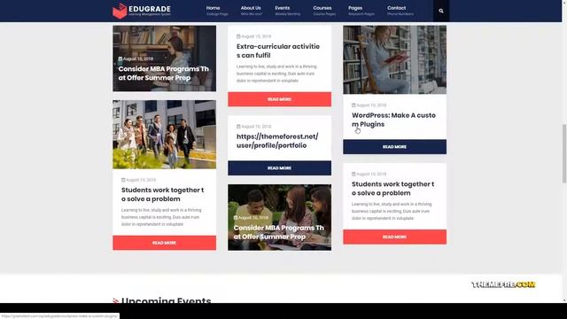 Edugrade - Education WordPress Theme online courses education Emiri смотреть онлайн