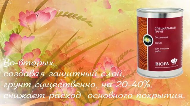 Грунт-антисептик BIOFA для защиты фасадов