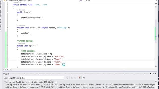 C# DataGridView Add Columns,Rows Dynamically смотреть онлайн