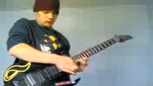 Jamming on my Ibanez RG270-Spirit in black(solo 2) смотреть онлайн