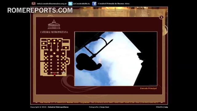 Virtual tour available for Pope's former cathedral in Argentina смотреть онлайн