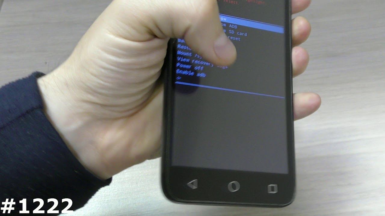 Сброс настроек Алькател U5 5044D (Hard Reset Alcatel U5 5044D)