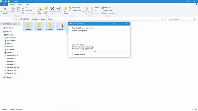 How to delete all temp ,unwanted files in windows 10/8.1/8/7/xp without any softwares смотреть онлайн