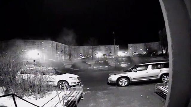 Поджог автомобиля Оренбург. Часть четвертая. (Тушение) ночь 29.12.2017г. смотреть онлайн