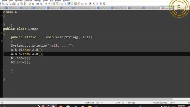 Inner Class Concept in Java Part - 9 | ETERNAL CODER смотреть онлайн