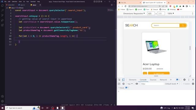 How To Make Search Filter API | Using Html / Css / JS Es6 | Part #2 смотреть онлайн