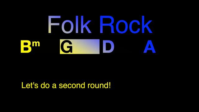 Folk Rock, backing track in 4 different keys, Bm G D A, 128bpm. Have fun! смотреть онлайн
