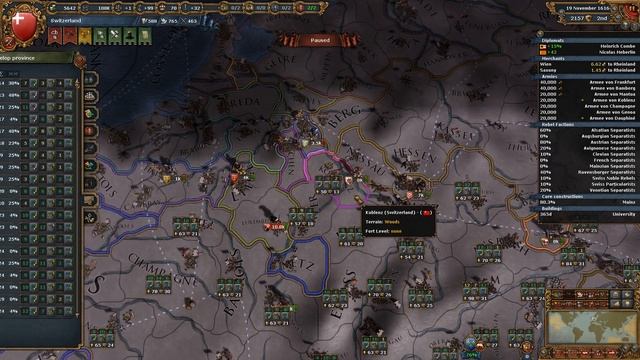 Let's Play Europa Universalis IV Switzerlake with the Cossacks 55 смотреть онлайн