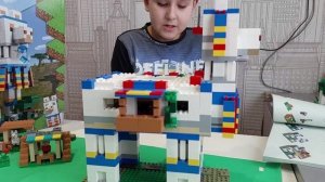 LEGO Minecraft   Деревня лам конструктор 21188. Собираю, рассказываю и играю