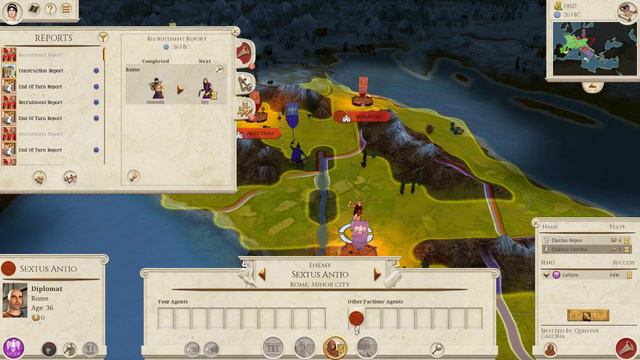 Total War Rome Remastered SPQR Part 2 Civil War End