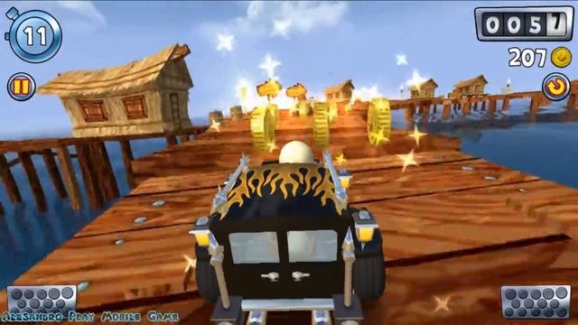 Безумная гонка на пляже Beach Buggy Blitz #6 Катаемся на Grim Rod смотреть онлайн