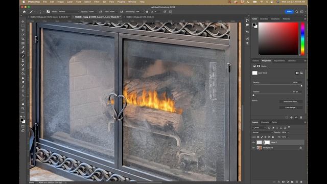Adding Fire into Fireplaces in Photoshop смотреть онлайн