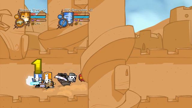 Castle Crashers///играю по сети с Гарфом №5\\\ смотреть онлайн