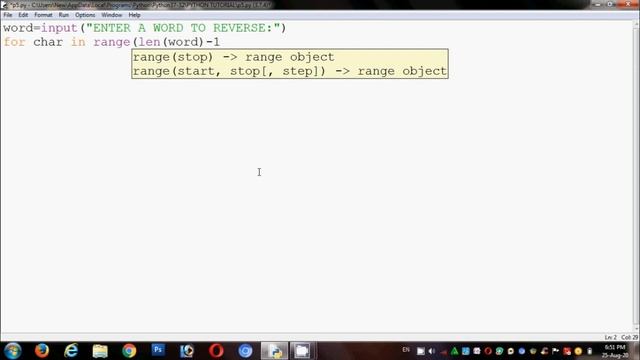 Python Program that Accept a Word from the User and Reverse it in Tamil смотреть онлайн