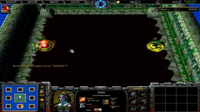 Warcraft 3 | Custom Hero Survival v2.6c | NO SKILLS | BEST GAME EVER | 21 MINUTES Battle Royale смотреть онлайн