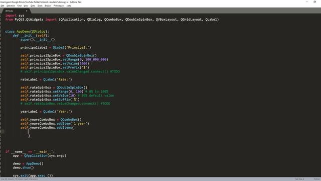 PyQt5 Tutorial | Let’s build a simple interest calculator (code included) смотреть онлайн