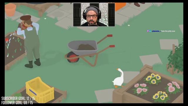 Will The Groundskeeper QUIT His Day Job? | [Let's Play] Untitled Goose Game | Episode 1 смотреть онлайн