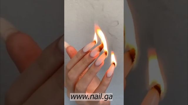 Маникюр огонь |Горит ли гель лак ✨ смотреть онлайн