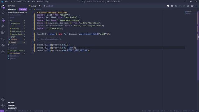 FA20 Code Sprint B: Week 05 - .env Files смотреть онлайн