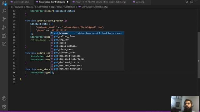 Laravel Ep-05 | CRUD with Model | get(), insert(), delete(), update()| Salam Aslam | Web Developmen смотреть онлайн