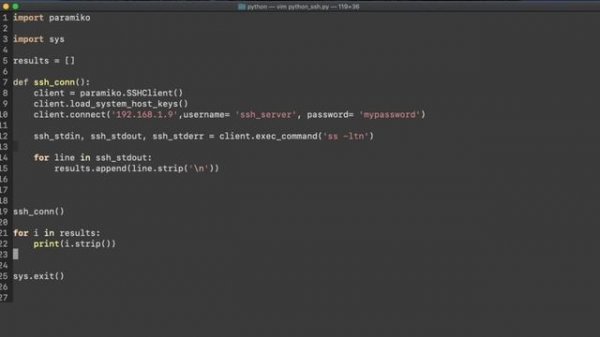 Manage SSH connections with Python for Secure Remote Login