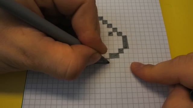 Рисуем по клеточкам- Порох из minecraft! смотреть онлайн