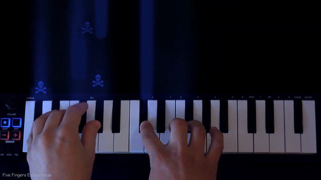 at Bunny's FUNERAL *** Roblox PIGGY *** Ending Theme / MINI piano cover & tutorial смотреть онлайн