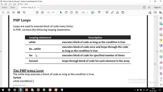 PHP 04 - Conditional & Looping Statements смотреть онлайн