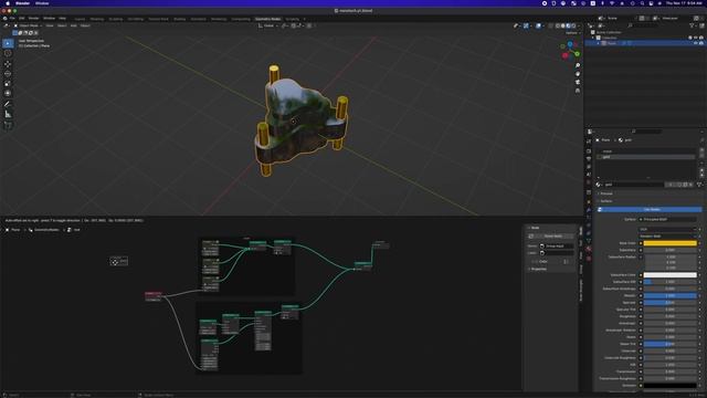 Dr. Octopus nanotech robot arm tutorial [1/2] #blender смотреть онлайн
