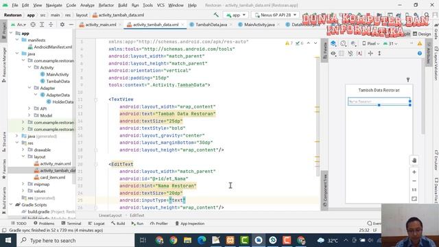 Android Database MySQL Part 5.1 :Membuat Menu Create serta Interface Formulir Create dan Simpan Dat смотреть онлайн