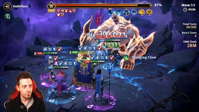 2 Epics on guild boss 5 [Infinite Magicraid] смотреть онлайн