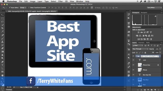 How To Use Photoshop CC Generator to make iOS Webclip Icons for your Website смотреть онлайн