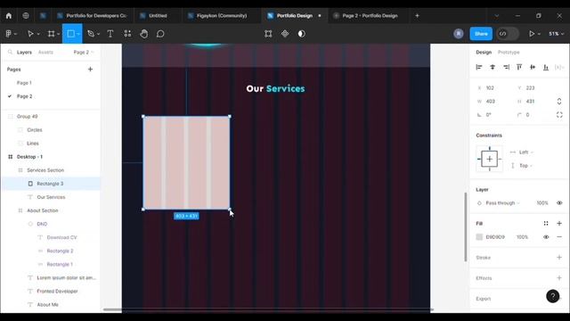 Design Your Unique figma Portfolio | Figma portfolio design смотреть онлайн