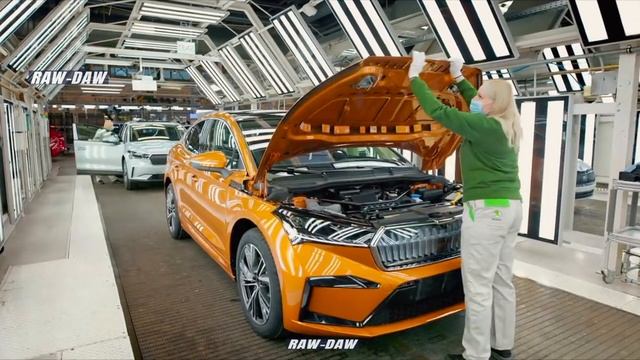 2022 Skoda ENYAQ COUPÉ iV - Factory in Europe ?? (production and assembly) смотреть онлайн