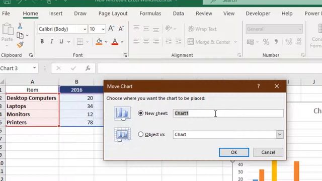 How To Move A Chart To A New Worksheet in Microsoft Excel? смотреть онлайн