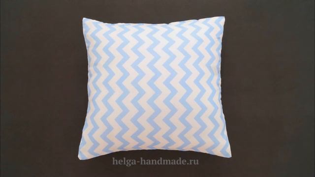 Как сшить декоративную подушку / Наполнитель наперник наволочка из остатков ткани #DIY Tutorial смотреть онлайн