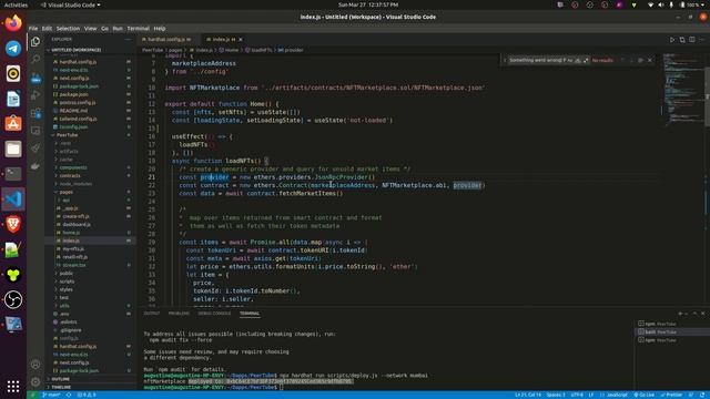 Unhandled Runtime ErrorError: call revert exception (method="fetchMarketItems()" смотреть онлайн