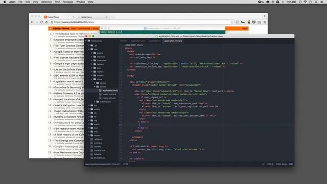 How To Build A Rails 5 App in 57 min смотреть онлайн