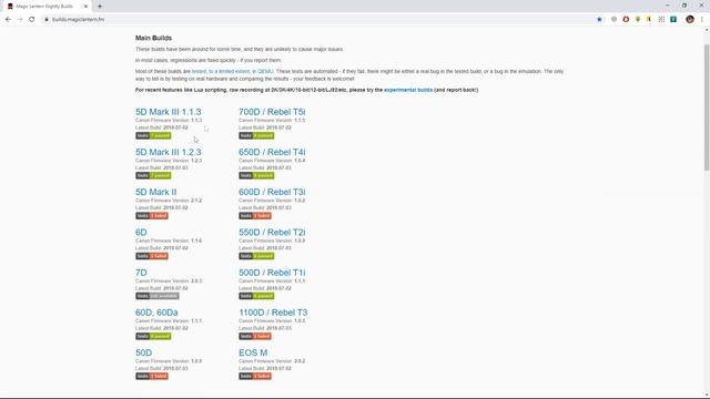 CANON Magic Lantern УРОК #1: история, версии, установка. смотреть онлайн