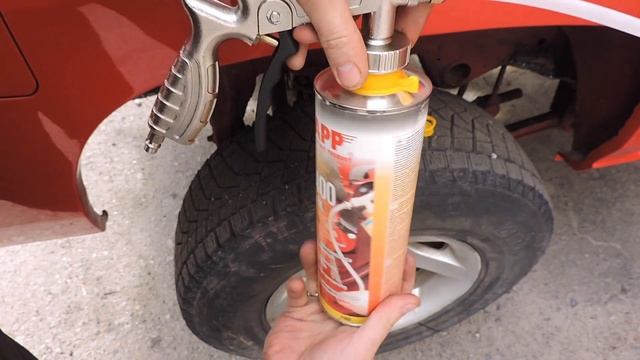 Обработка мовилем скрытых полостей Nissan Terrano 2.7 смотреть онлайн