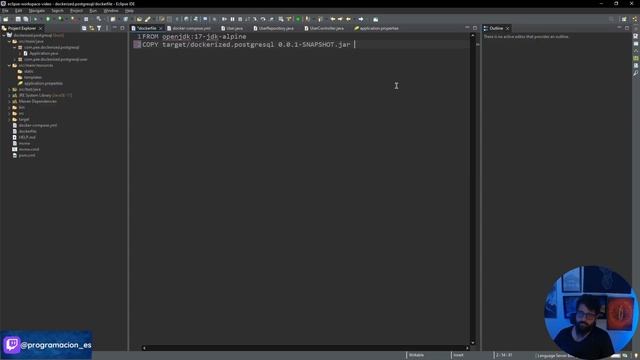 Dockerizar API REST Java + Spring Boot con PostgreSQL y Docker Compose 2023 смотреть онлайн