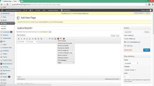 How to add a subcategory in Woocommerce +Wordpress Page& Menu смотреть онлайн