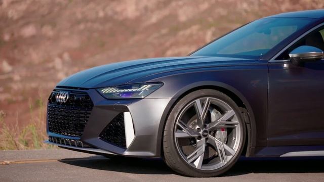 Audi RS 6 Exterior Design in Daytona Grey смотреть онлайн