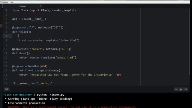 Flask Tutorial - Custom Error Message смотреть онлайн