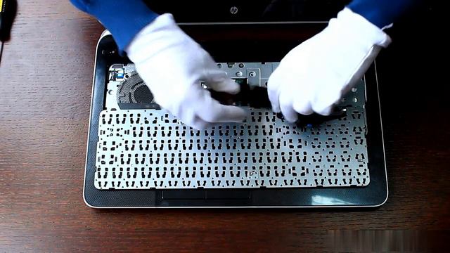 Замена клавиатуры на ноутбуке hp смотреть онлайн