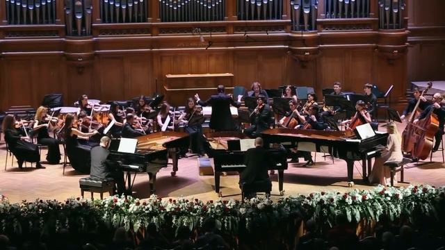 W.-A.Mozart. Concerto #7 F-major K.242 for 3 Pianos and Orchestra смотреть онлайн