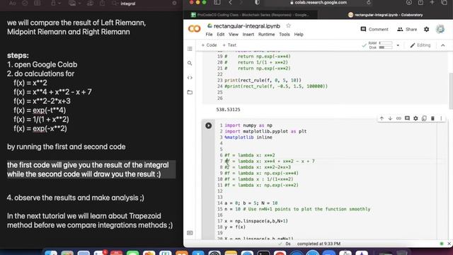 Numerical Methods in Python Series - Rectangular Integration смотреть онлайн