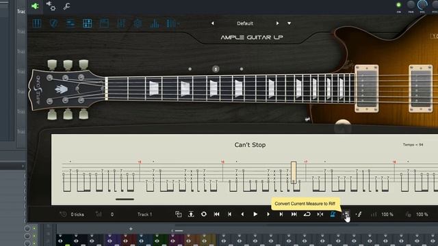 How To Use Guitar Tabs with Guitar Tab Player | Ample Guitar Les Paul Tutorial смотреть онлайн