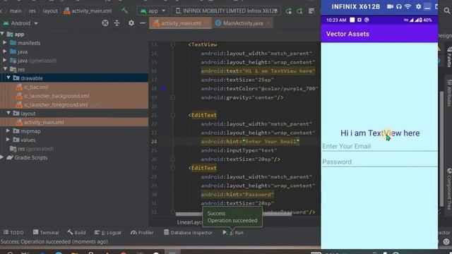 Difference between Edit Text and Text View in android studio. Android Studio full course. смотреть онлайн