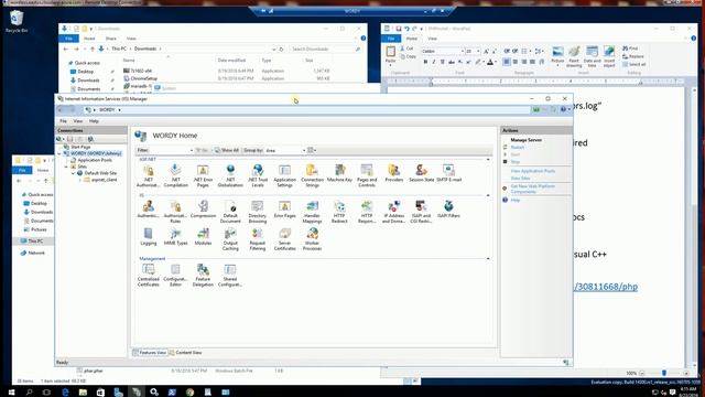 PHP How To Manually Install PHP on IIS 10 0 for Windows Server 2016 смотреть онлайн